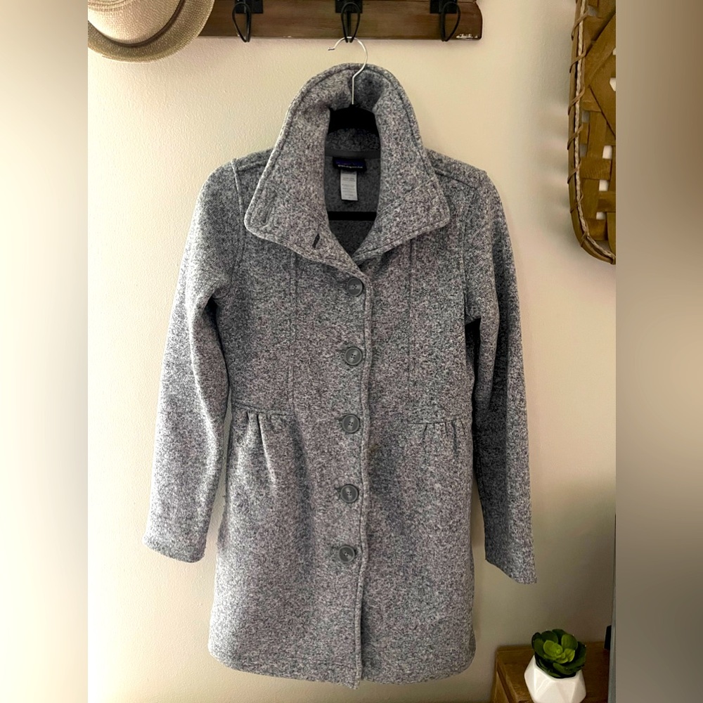 Patagonia Grey Better Sweater Coat